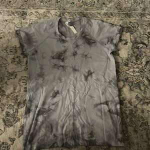 Size 12 Grey tie dye top Lululemon. Smoke and pet free free home.